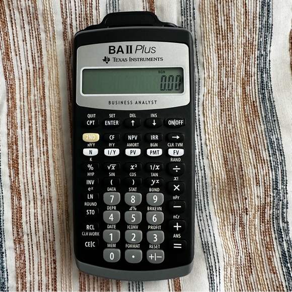 Texas Instruments BAII Plus Business Analyst Calculator - Picture 1 of 4